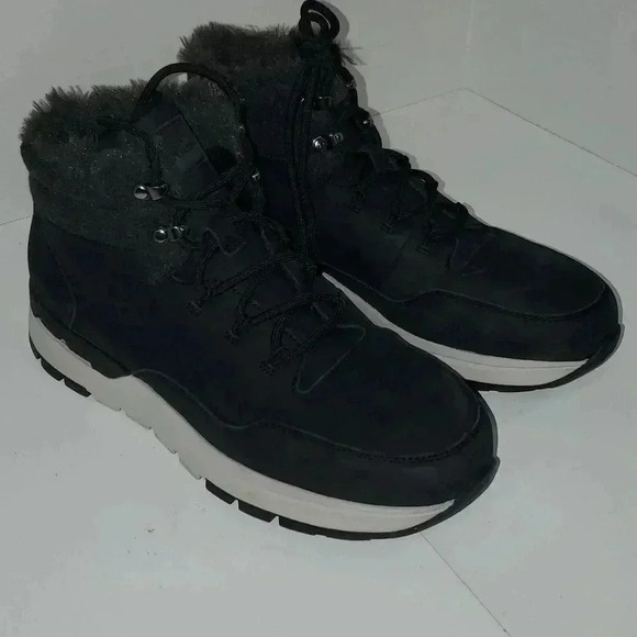 Rockport Work Pulse Tech Work Safety Boots Comp Toe BlackRK778 Women's Size 9.5M - Picture 1 of 11